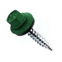 Кровельный саморез  для деревянного профиля оцинкованный RAL 6002