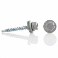 Кровельный саморез для металлического профиля оцинкованный, RAL 7004