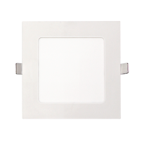 Светильник светодиодный ультратонкий встраиваемый PPL-S 9Вт, 4000К, IP40, WH, 145мм, квадрат
