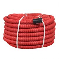 Труба гофрированная двустенная ПНД d50мм с зондом (50 м), EKF PROxima