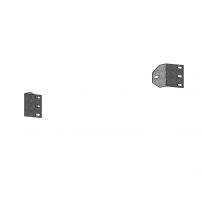 Комплект кронштейнов (2шт.) для Din-рейки для ВРУ Unit EKF PROxima