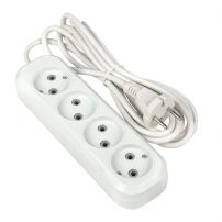 Удлинитель "Эксперт" 4 гнезда  5 метров 10А/2,2кВт без заземления ПВС 2х0,75  EKF PROxima