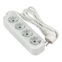 Удлинитель "Эксперт"  4 гнезда 2 метра 16А/3,5кВт с заземлением ПВС 3х1 EKF PROxima