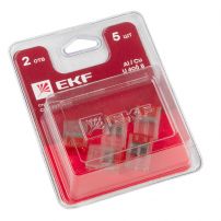 Строительно-монтажная клемма СМК 2273-242 (с пастой) 2 отверстия 0,5-2.5 мм2 блистер EKF PROxima