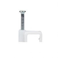 Скоба крепежная квадратная (плоская) (7мм.) (50шт.) EKF PROxima