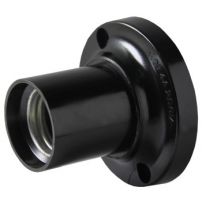 Патрон карболитовый потолочный Е27 черн. прямой без наклейки EKF PROxima