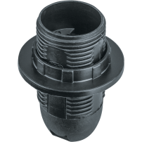 Патрон электрический Navigator NLH-PL-R1-E14-BL пласт.люстровый с кольцом