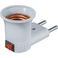 Патрон электрический Navigator NLA-S-E27 переходник с розетки на Е27