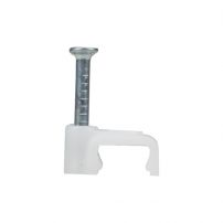 Скоба крепежная квадратная (плоская) (4мм.) (50шт.) EKF PROxima