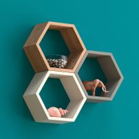 Полка модульная шестиугольник BI 300x260x115x18 FHS 300