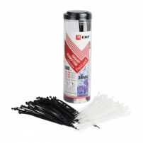 Набор хомутов черно-белых "Зима" (600 шт.) FlexLock PROxima