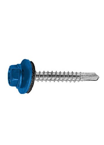 Кровельный саморез  для деревянного профиля оцинкованный RAL 5005