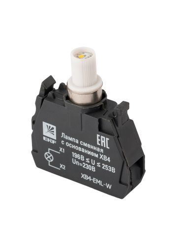 Лампа сменная c основанием XB4 230В EKF PROxima