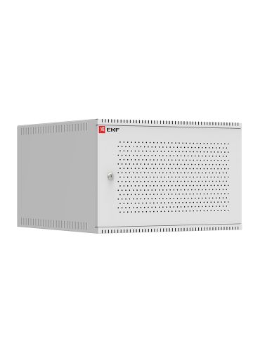 Шкаф телекоммуникационный настенный 6U (600х650) дверь перфорированная, Astra A серия EKF Basic