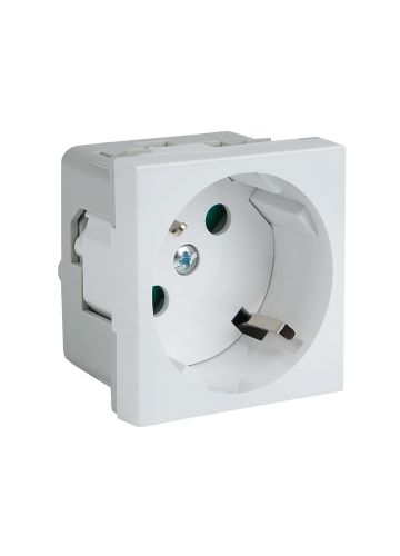 Розетка 45х45 PRO, с заземлением, 45 градусов PROxima EKF