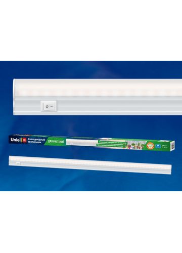 Светильник для растений светодиодный Uniel ULI-P10-10W/SPFR линейный, 550мм, выключатель на корпусе спектр для фотосинтеза, IP40