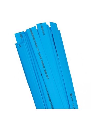 Термоусаживаемая трубка ТУТ нг 14/7 синяя в отрезках по 1м EKF PROxima