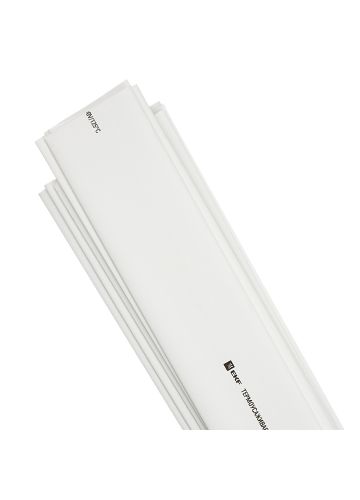 Термоусаживаемая трубка ТУТ нг 20/10 белая в отрезках по 1м EKF PROxima