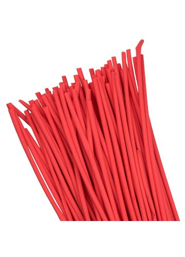 Термоусаживаемая трубка ТУТ нг 4/2 красная в отрезках по 1м EKF PROxima