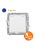 Розетка с крышкой с/з с/ш IP44 Karlik MINI, белый (MGPB-1sp)