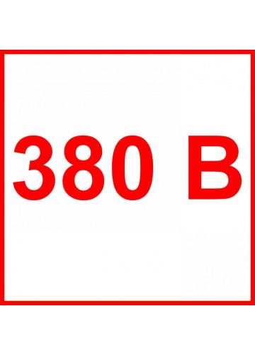 Наклейка информационная 38 "380 В" маленькая 172011010 100х100 мм, материал пленка