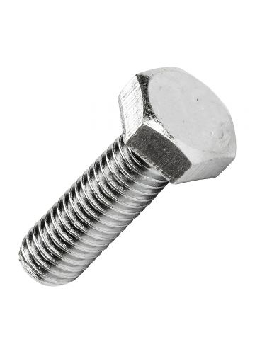 Болт шестигранный DIN 933 оцинкованный M5x12, (1шт./уп.) (SCR-0512)