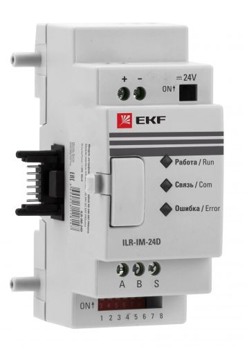 Модуль интерфейсный MODBUS RS 24В PRO-Relay EKF PROxima (ILR-IM-24D)