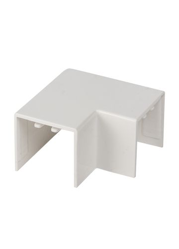 Поворот 90 гр° (25х25) (4 шт) Plast EKF PROxima, белый (abw-25-25x4)