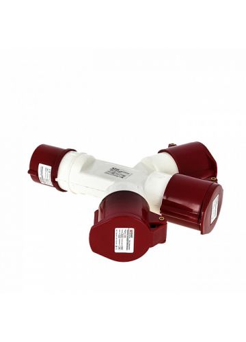Розетка трехлучевая 1013 2Р+РЕ 16А 220В IP44 EKF PROxima (ps-1013-16-220)