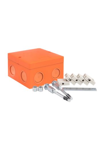 Коробка распаячная огнестойкая (101х101х62) 5 кк/1,5-6мм²/8 мв IP66 EKF PROxima (plc-kmrf-101-506)