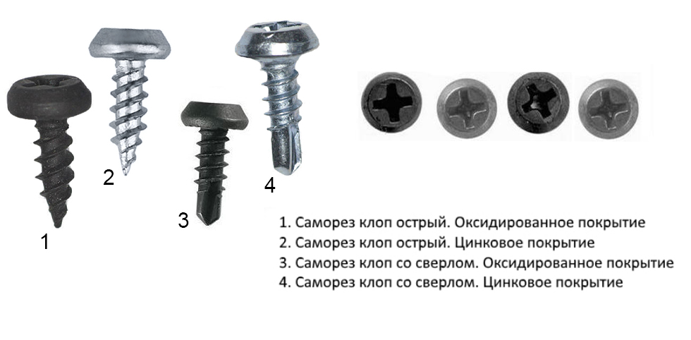 Саморезы типа 