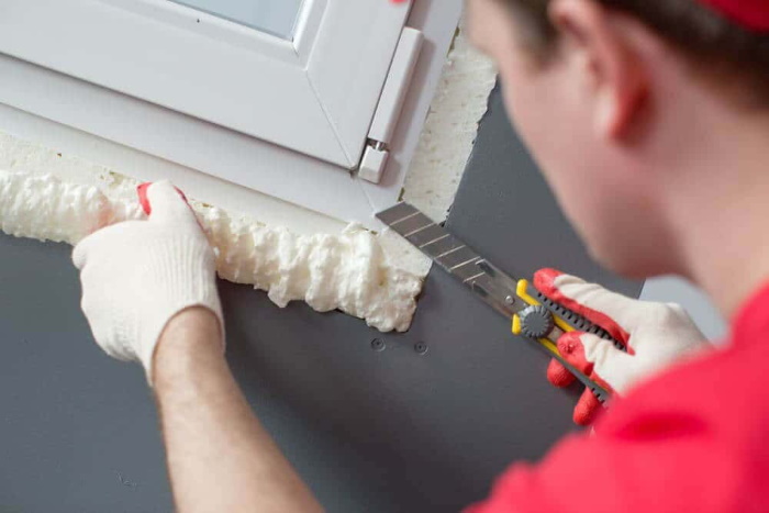 Применение монтажной пены